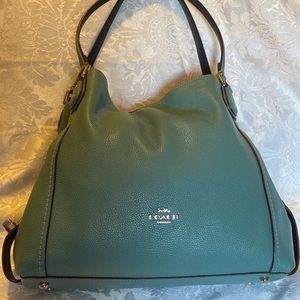 Coach Eddie shoulder bag in blue/green